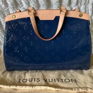 🚫SOLD🚫Louis Vuitton Patent Leather Brea MM Satchel Handbag